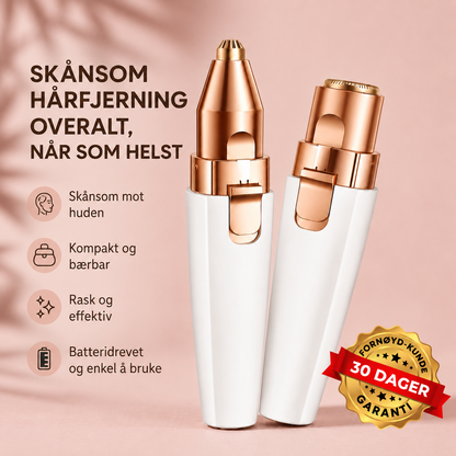 Premium 2-i-1 Ansiktshårfjerner